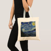 "Starry Night" von Van Gogh Tragetasche (Vorderseite (Produkt))
