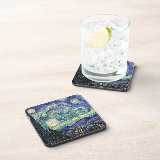 Starry Night von van Gogh Untersetzer (Rechte Seite)