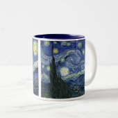 Starry Night von Van Gogh Zweifarbige Tasse (VorderseiteRechts)