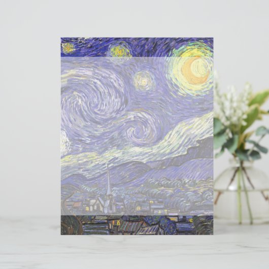 Starry Night von Vincent van Gogh (Stehend Vorderseite)