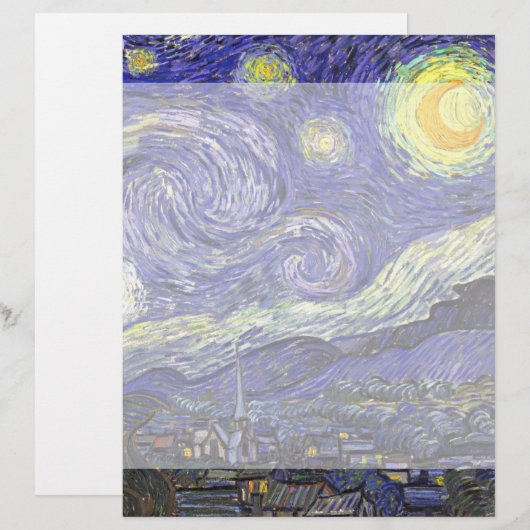 Starry Night von Vincent van Gogh (Vorne/Hinten)