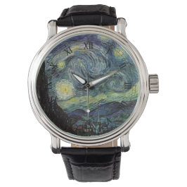 Starry Night von Vincent van Gogh. Armbanduhr
