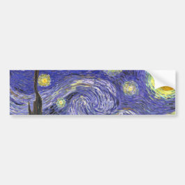 Starry Night von Vincent van Gogh Autoaufkleber