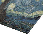 Starry Night von Vincent van Gogh, berühmt für sei Schneidebrett (Ecke)