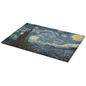 Starry Night von Vincent van Gogh, berühmt für sei Schneidebrett (Ecke)