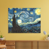 Starry Night von Vincent van Gogh. Berühmte Kunst Leinwanddruck (Insitu (Wohnzimmer))
