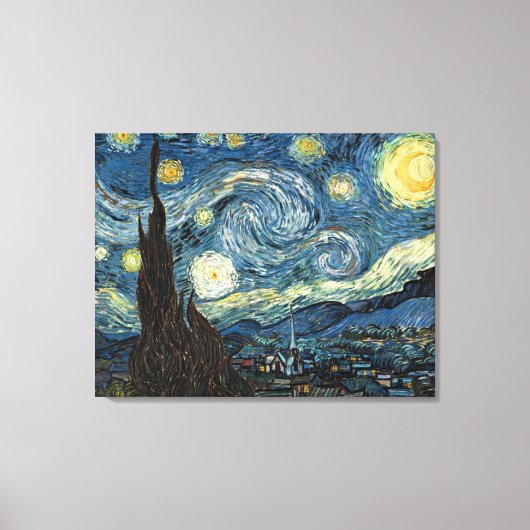 Starry Night von Vincent van Gogh. Berühmte Kunst Leinwanddruck (Vorderseite)