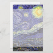 Starry Night von Vincent van Gogh Briefpapier (Vorne/Hinten)