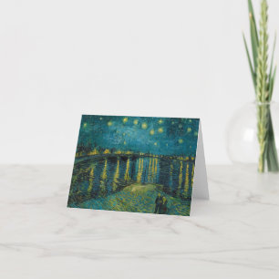 Starry Night von Vincent van Gogh Dankeskarte