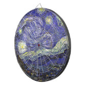 Starry Night von Vincent van Gogh Dartscheibe (Vorderseite rechts)