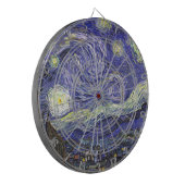 Starry Night von Vincent van Gogh Dartscheibe (Vorderseite Links)