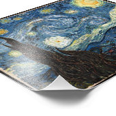 Starry Night von Vincent Van Gogh Fotodruck (Ecke)