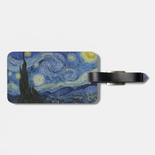 Starry Night von Vincent Van Gogh Gepäckanhänger