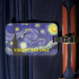 Starry Night von Vincent van Gogh Gepäckanhänger