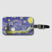 Starry Night von Vincent van Gogh Gepäckanhänger (Vorderseite (Horizontal))