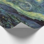 Starry Night von Vincent van Gogh. Geschenkpapier (Ecke)