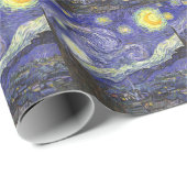 Starry Night von Vincent van Gogh Geschenkpapier (Rolleneckpunkt)