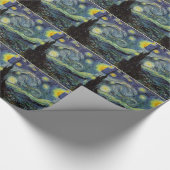 Starry Night von Vincent van Gogh. Geschenkpapier (Ecke)