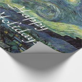 Starry Night von Vincent van Gogh. Geschenkpapier (Ecke)