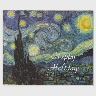 Starry Night von Vincent van Gogh. Geschenkpapier