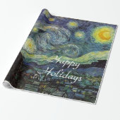 Starry Night von Vincent van Gogh. Geschenkpapier (Ungerollt)