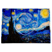 Starry Night von Vincent Van Gogh Große Geschenktüte (Vorderseite)