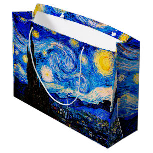 Starry Night von Vincent Van Gogh Große Geschenktüte