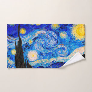 Starry Night von Vincent Van Gogh Handtuch