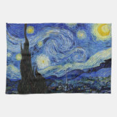 Starry Night von Vincent Van Gogh Handtuch (Horizontal)