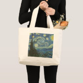 Starry Night von Vincent Van Gogh Jumbo Stoffbeutel (Vorderseite (Produkt))