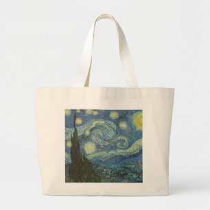 Starry Night von Vincent Van Gogh Jumbo Stoffbeutel