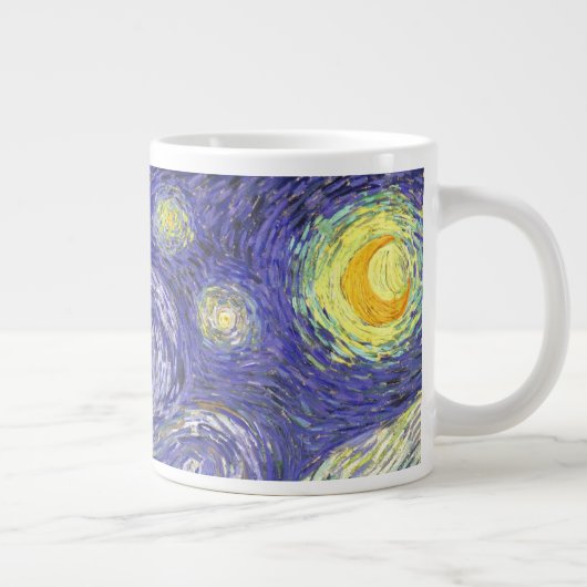 Starry Night von Vincent van Gogh Jumbo-Tasse (Rechts)