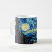 Starry Night von Vincent van Gogh Kaffeetasse (Vorderseite Links)