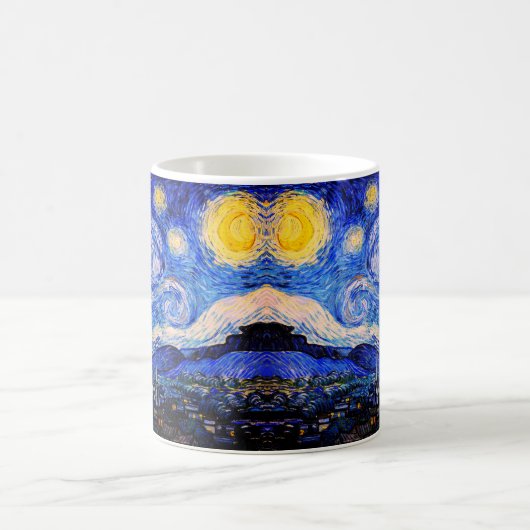 Starry Night von Vincent Van Gogh Kaffeetasse (Mittel)