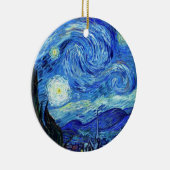 Starry Night von Vincent Van Gogh Keramik Ornament (Rechts)