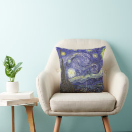 Starry Night von Vincent van Gogh Kissen
