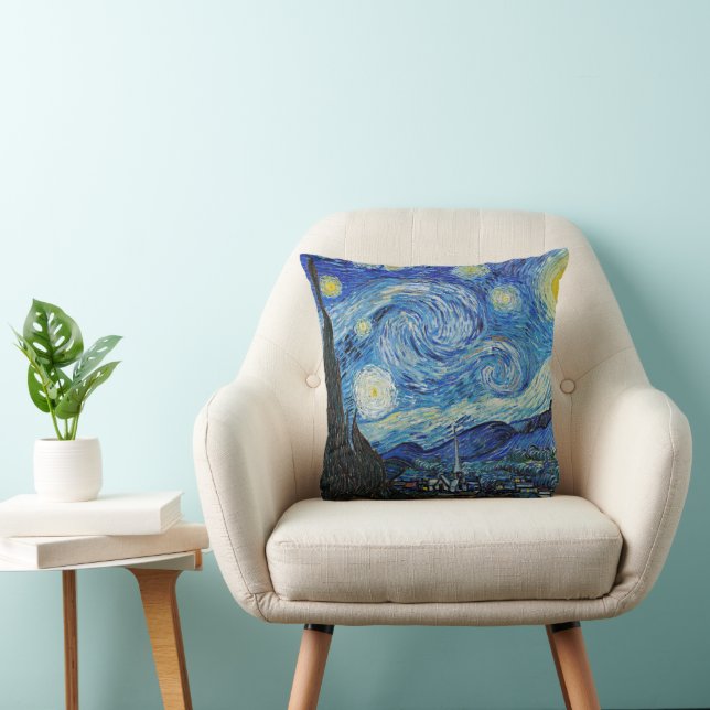 Starry Night von Vincent van Gogh Kissen (Stuhl )