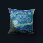 Starry Night von Vincent van Gogh Kissen<br><div class="desc">Starry Night,  berühmtes Gemälde von Vincent van Gogh</div>