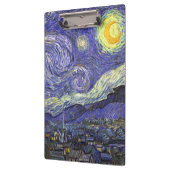 Starry Night von Vincent van Gogh Klemmbrett (Links)