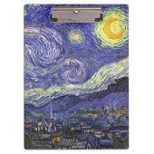 Starry Night von Vincent van Gogh Klemmbrett (Vorderseite)