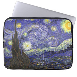 Starry Night von Vincent van Gogh Laptopschutzhülle