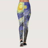 Starry Night von Vincent van Gogh Leggings (Rückseite)