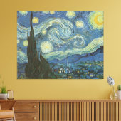 Starry Night von Vincent Van Gogh Leinwanddruck (Insitu (Wohnzimmer))
