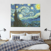 Starry Night von Vincent Van Gogh Leinwanddruck (Insitu (Schlafzimmer))