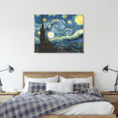 Starry Night von Vincent van Gogh Leinwanddruck (Insitu (Schlafzimmer))