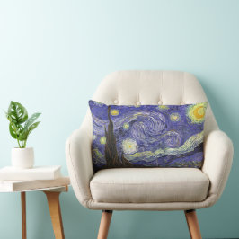 Starry Night von Vincent van Gogh Lendenkissen