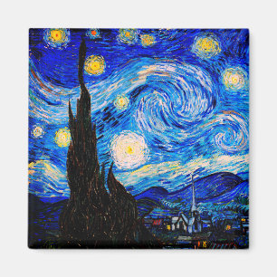 Starry Night von Vincent Van Gogh Magnet