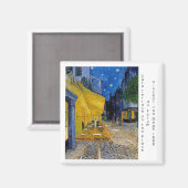 Starry Night von Vincent van Gogh Magnet (Vorderseite/Rückseite)