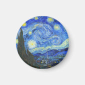 Starry Night von Vincent van Gogh Magnet (Vorne)