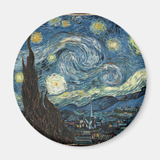 Starry Night von Vincent Van Gogh Magnet
